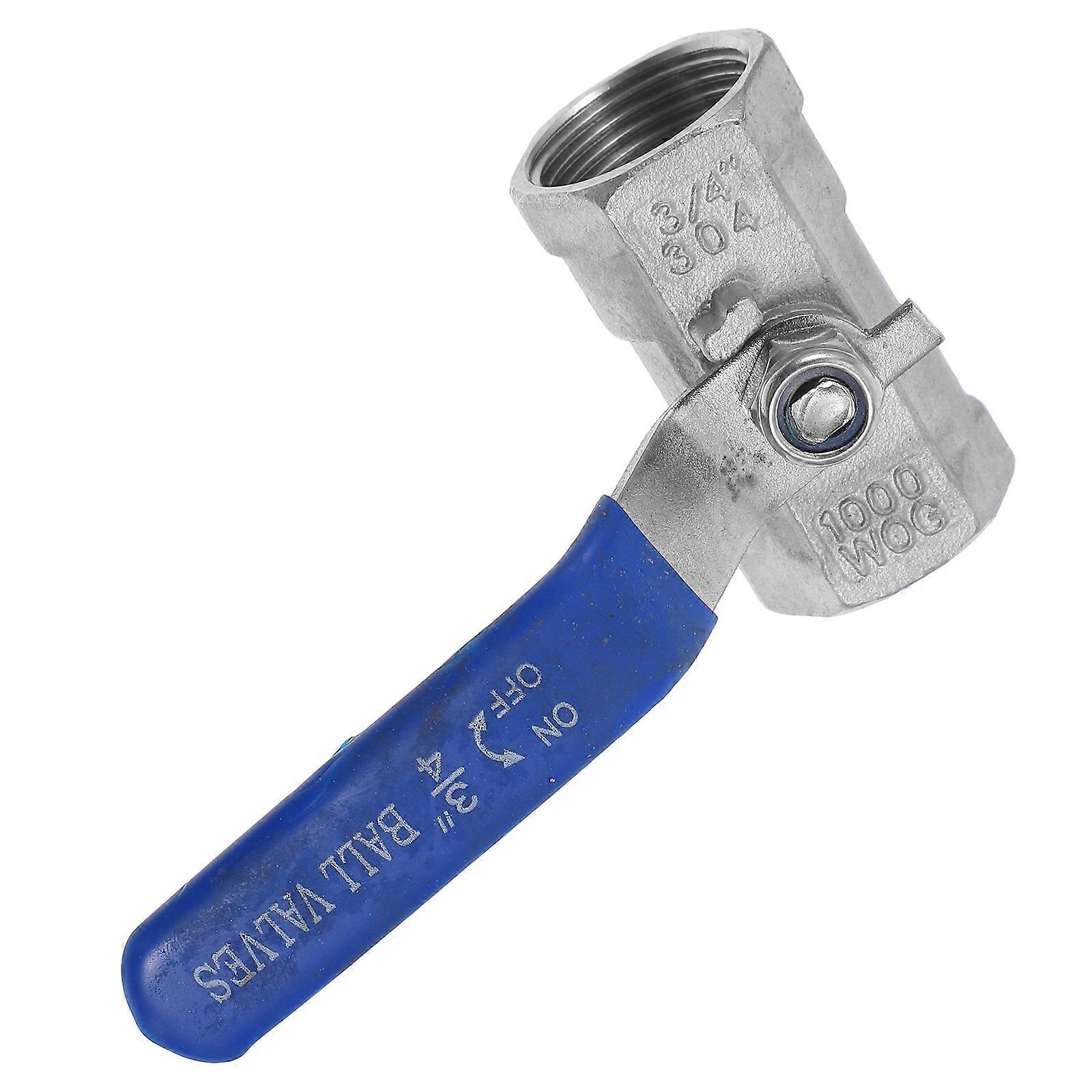 Stainless Steel Ball Valve with NPT Threads, Shut Off Valve for Water & Gas, High Temperature Resistant for Plumbing & Heating Systems