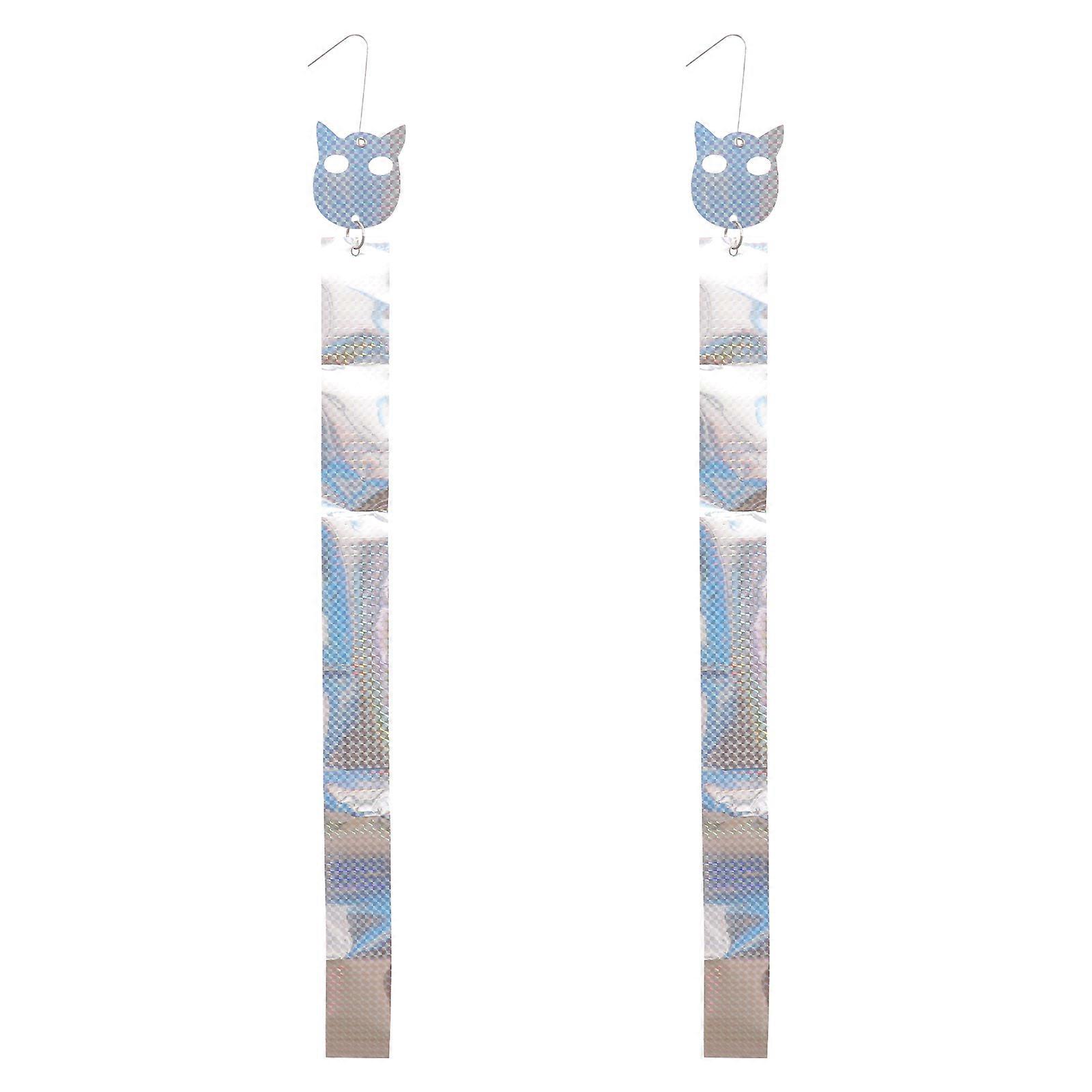 Reflective Bird Deterrent Set Silver Reflectors for Garden, Balcony, and Roof to Scare Away Pigeons and Woodpeckers Durable and Non Harmful