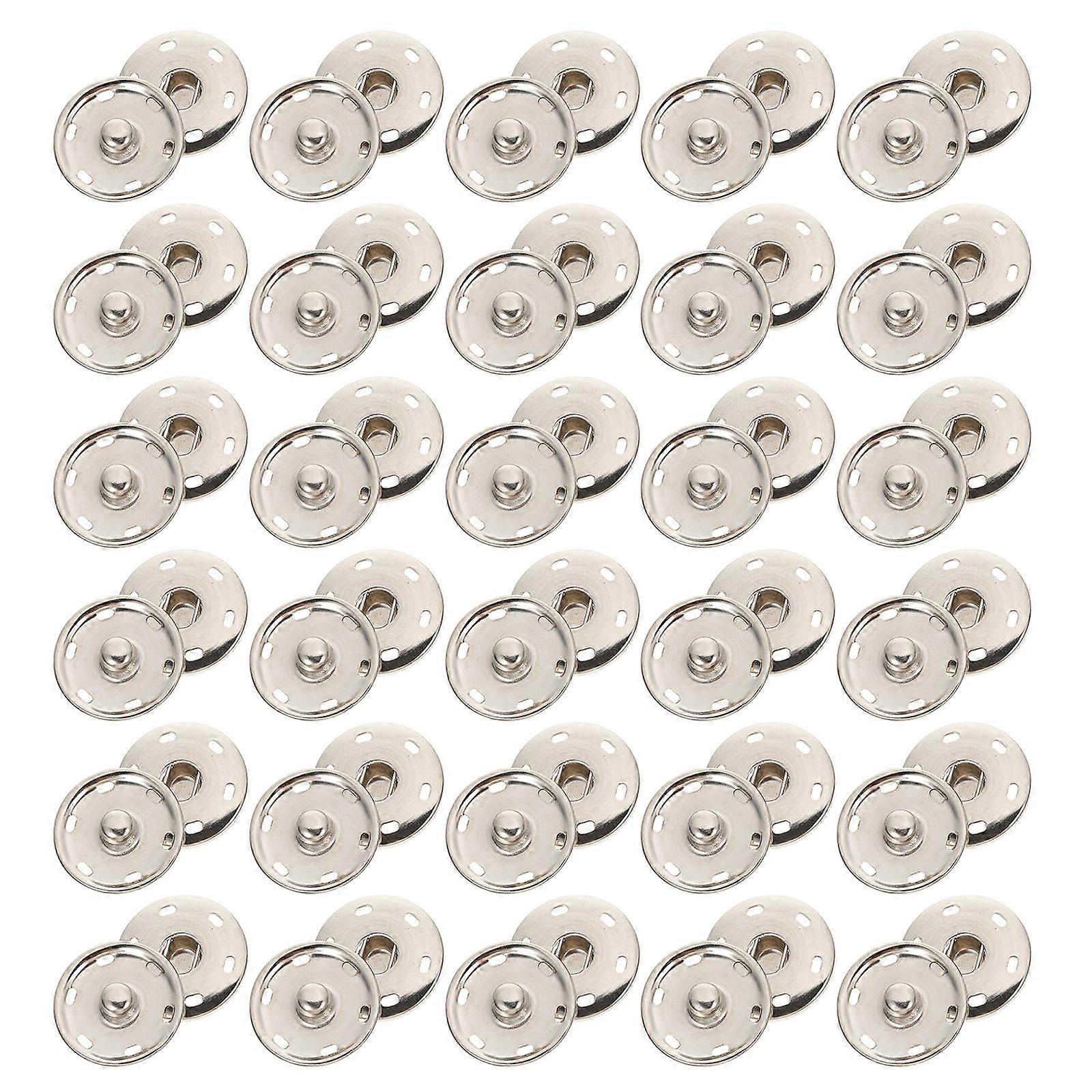 It looks like you're describing a product listing for **alloy snap fasteners** commonly used in DIY sewing projects. Here's a refined and more