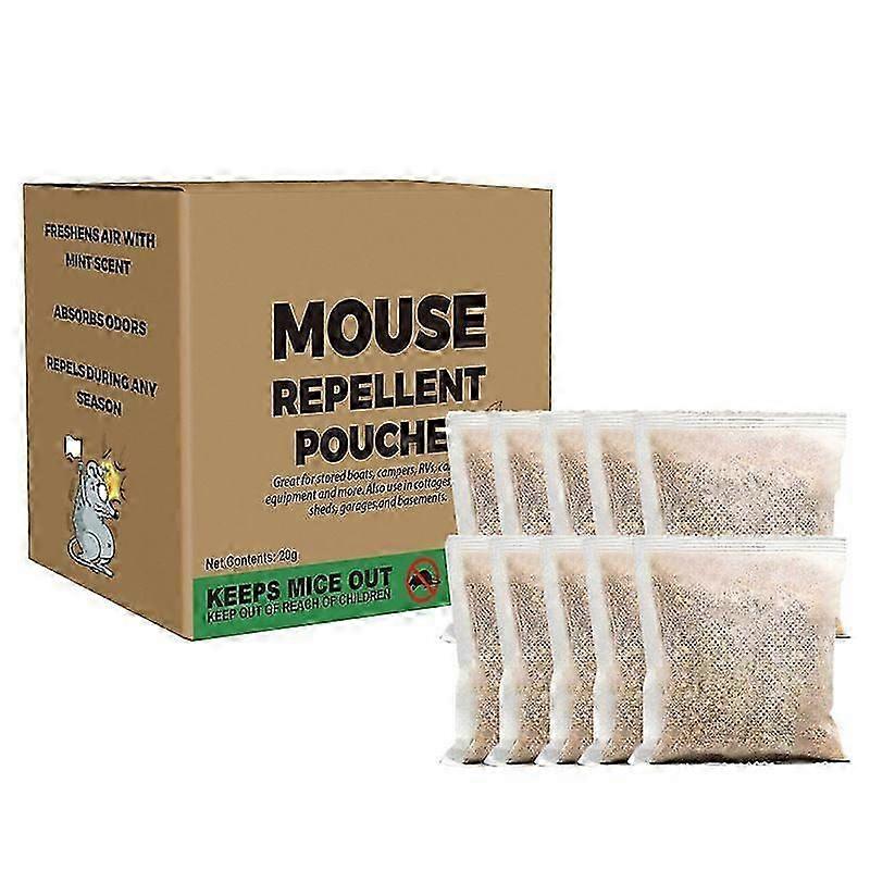 Mouse Repellent, 12 Packs Rat Deterrent, Rodent Control Anti Mice Humane Than Mouse Trap and Ultrasonic Rat Repellent for Indoor Outdoor