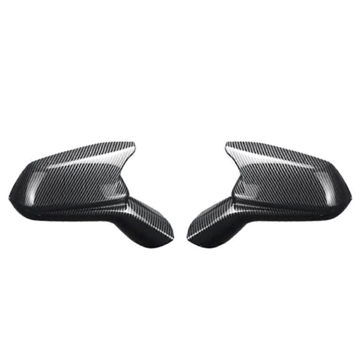 Car Rearview Mirror Cover for 2016-2021 Side Rearview Mirror Cap Carbon Fiber Pattern