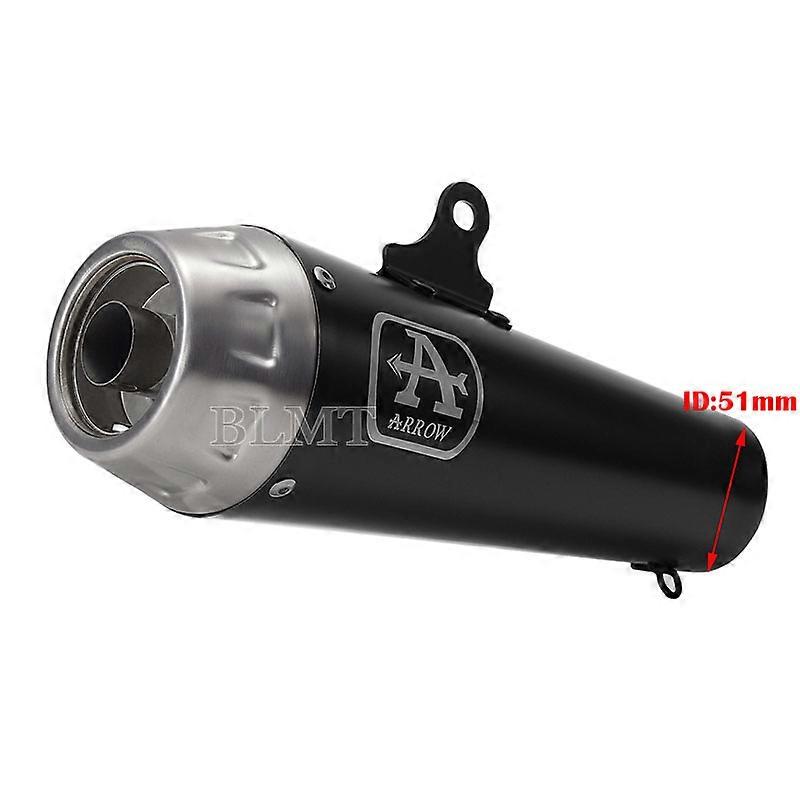 Universal 51mm 60mm Motorcycle Arrow Exhaust Pipe Escape Modified Muffler DB Killer For R3 Z900 GSX750R K8 R6 MT07 MT09 Z400