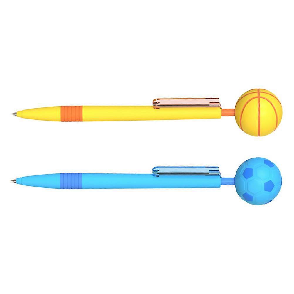 Here's a polished and professional product description based on the title you provided:
**2pcs Soccer Ballpoint Pens – Creative Soccer Design
