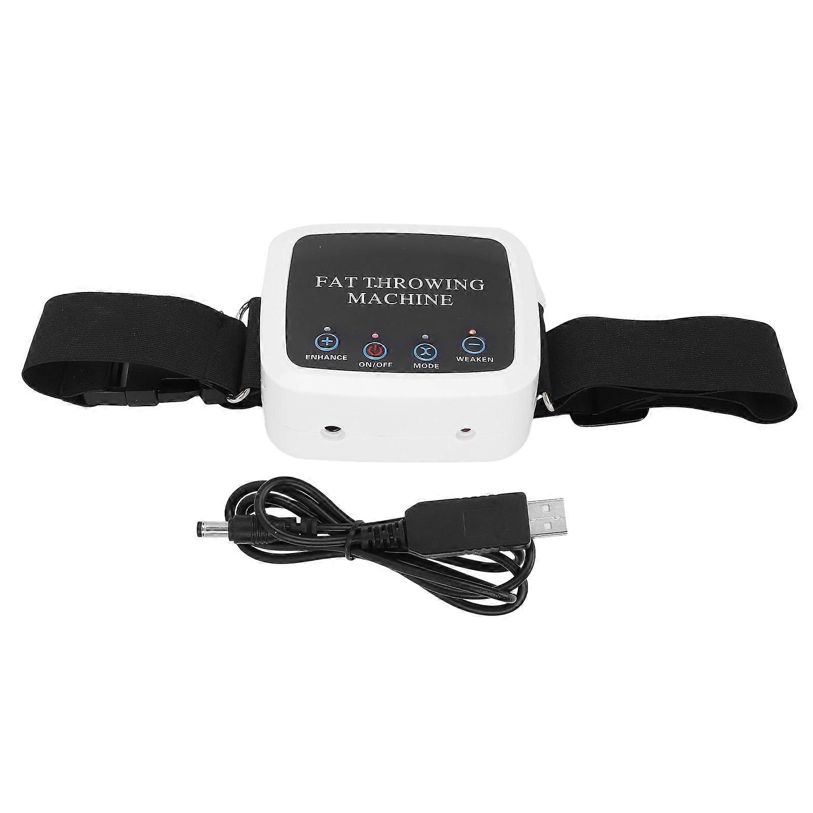 חגורת עיסוי להרזיה מותניים הרזיה שריפת שומן רטט מתכוונן מעסה בטן