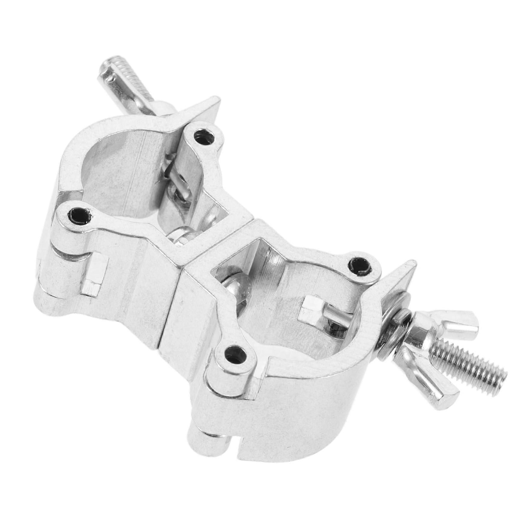Cross clamps for lighting, metal light hooks with double ring buckles for stage installations, easy to mount and stable for creative setups.