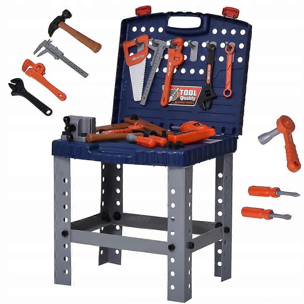 Rosfix Folding Workbench with Accessories 67 Pieces | High-quality, practical case