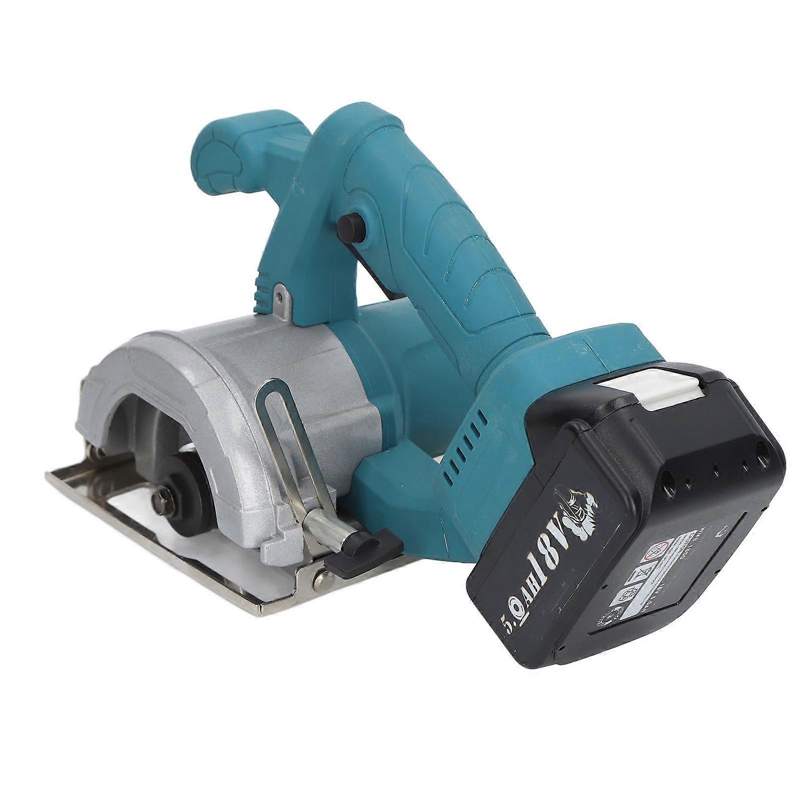 Electric Circular Saw Cutting Angle Adjustable Locking Button Cordless Electric Saw 1200W 18V 