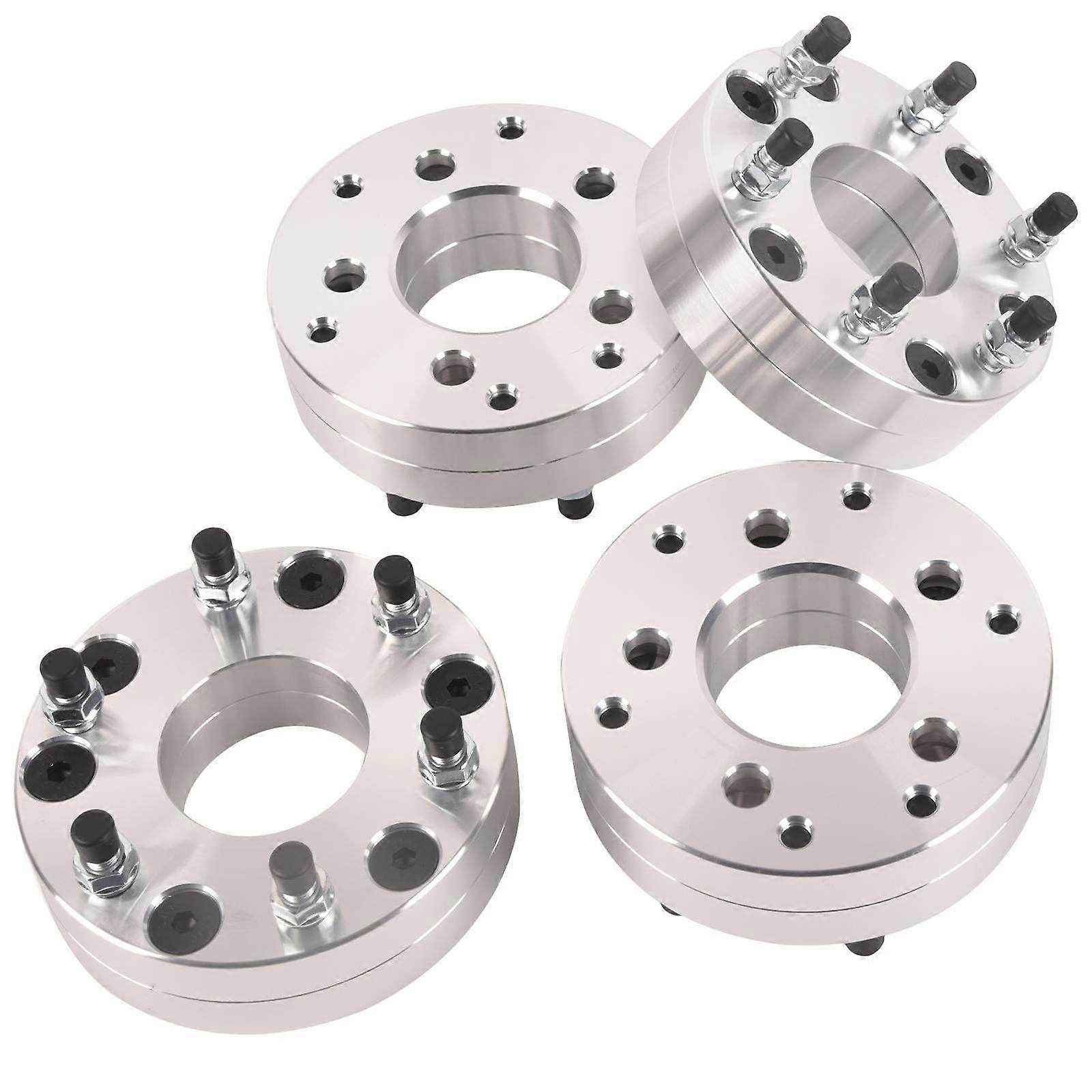 4Pcs 2" 5x4.5 to 6x5.5 Wheel Adapters 5 Lug to 6 Lug 12x1.5 For Toyota Tacoma NO.9718