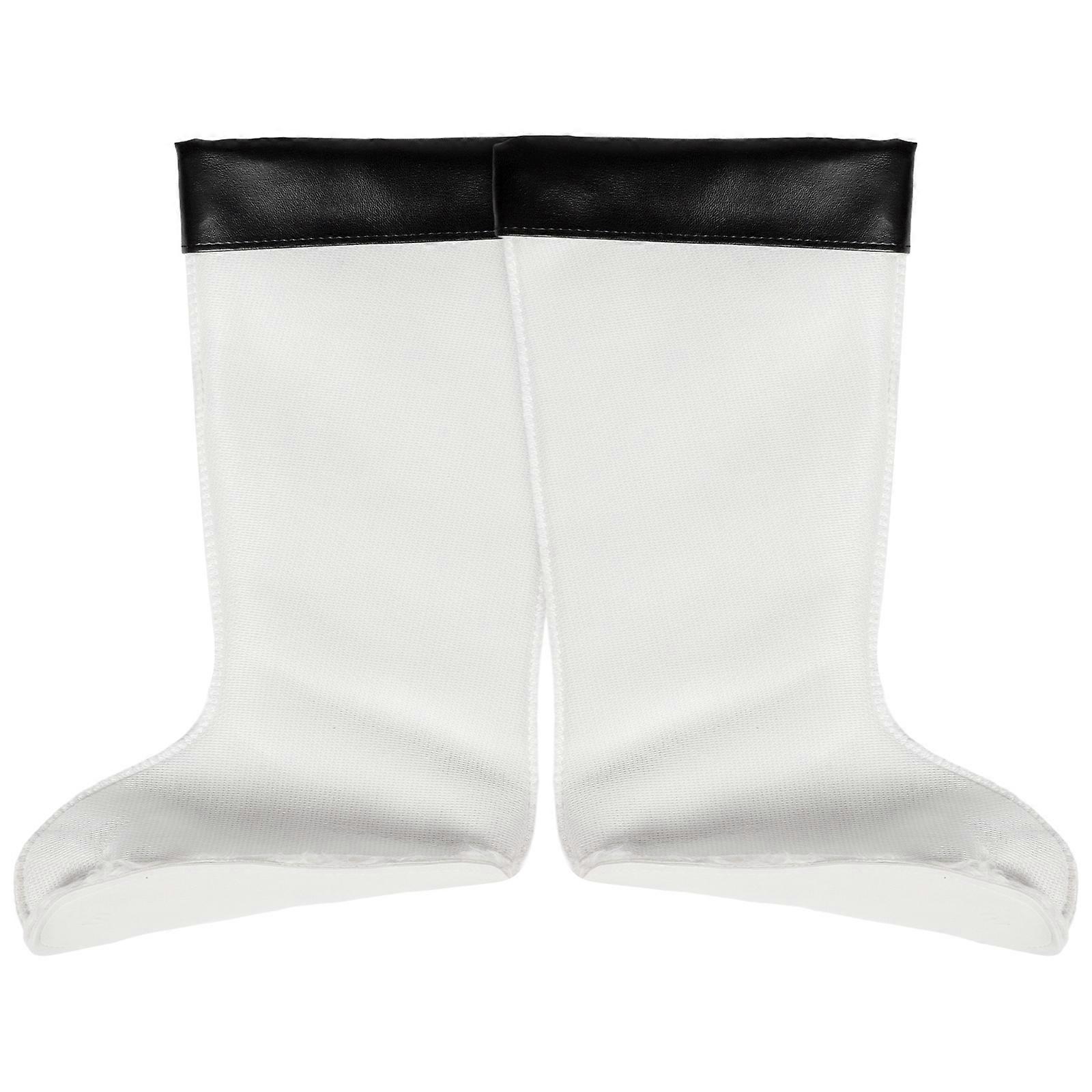 High Shaft Winter Boot Liners for Men – Thick Warm Rain Boot Socks with Detachable Fleece Lining, Lightweight and Comfortable for Cold Weather