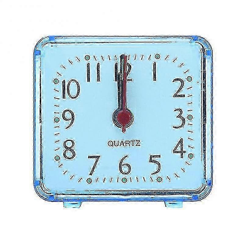 Portable Square Small Alarm Clock Travel Quartz Beep Clock Fashion Bedroom Bedside Alarm Clock Multi-function 0619