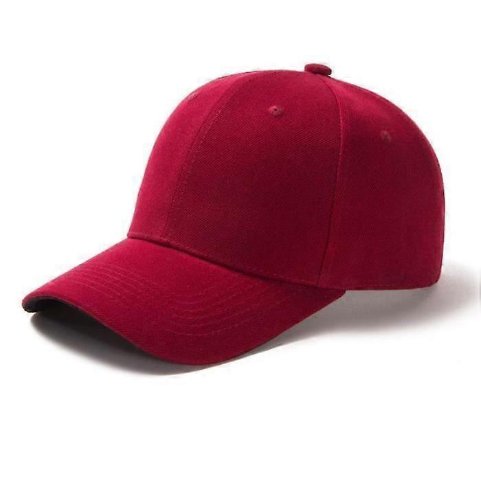 Insfity Baseball Cap - Red - Embroidered - Adjustable - Cotton