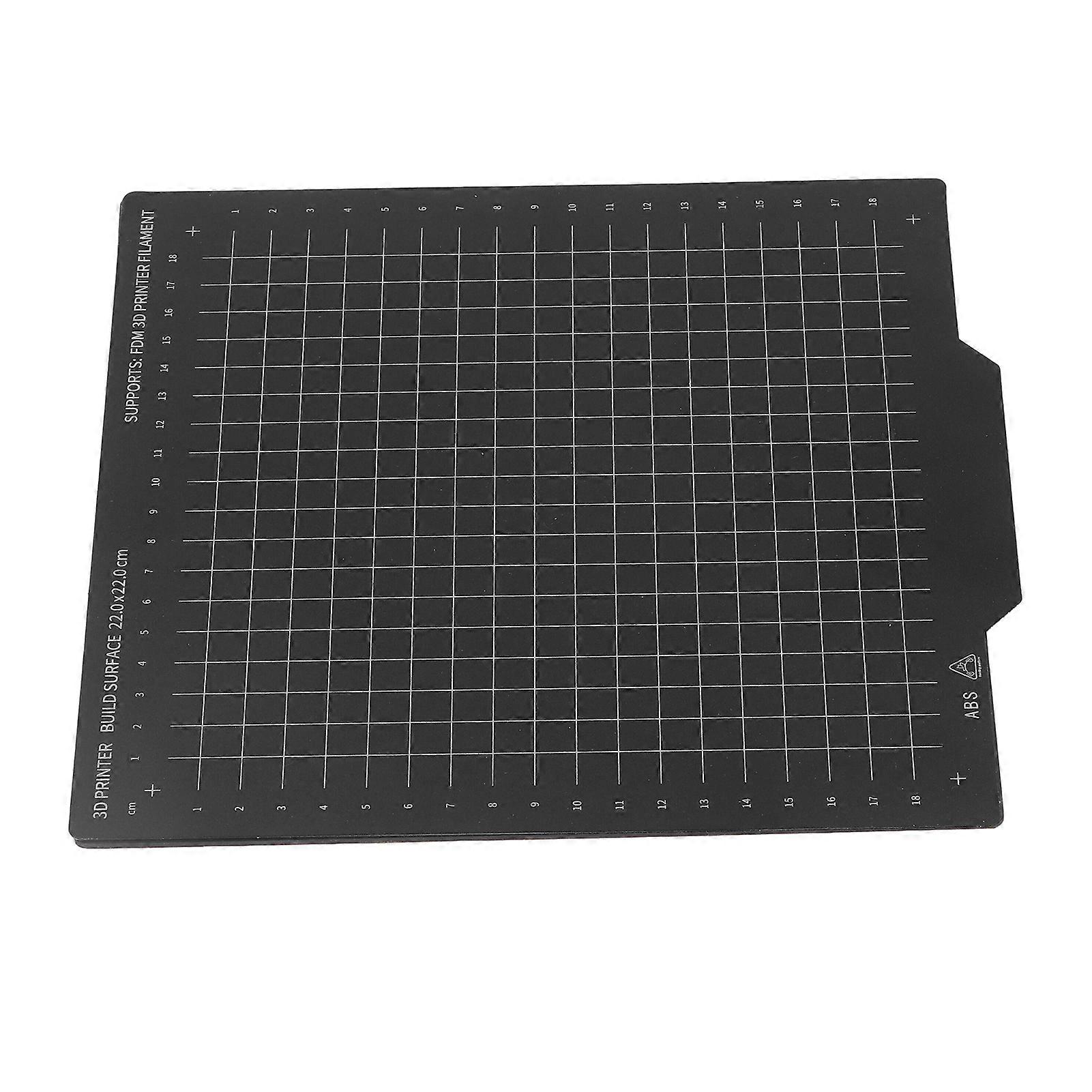 Spring Steel Build Plate 2 Sided Magnetic Flexible Sheet 3D Printing Printer Hotbed Parts 220x220mm