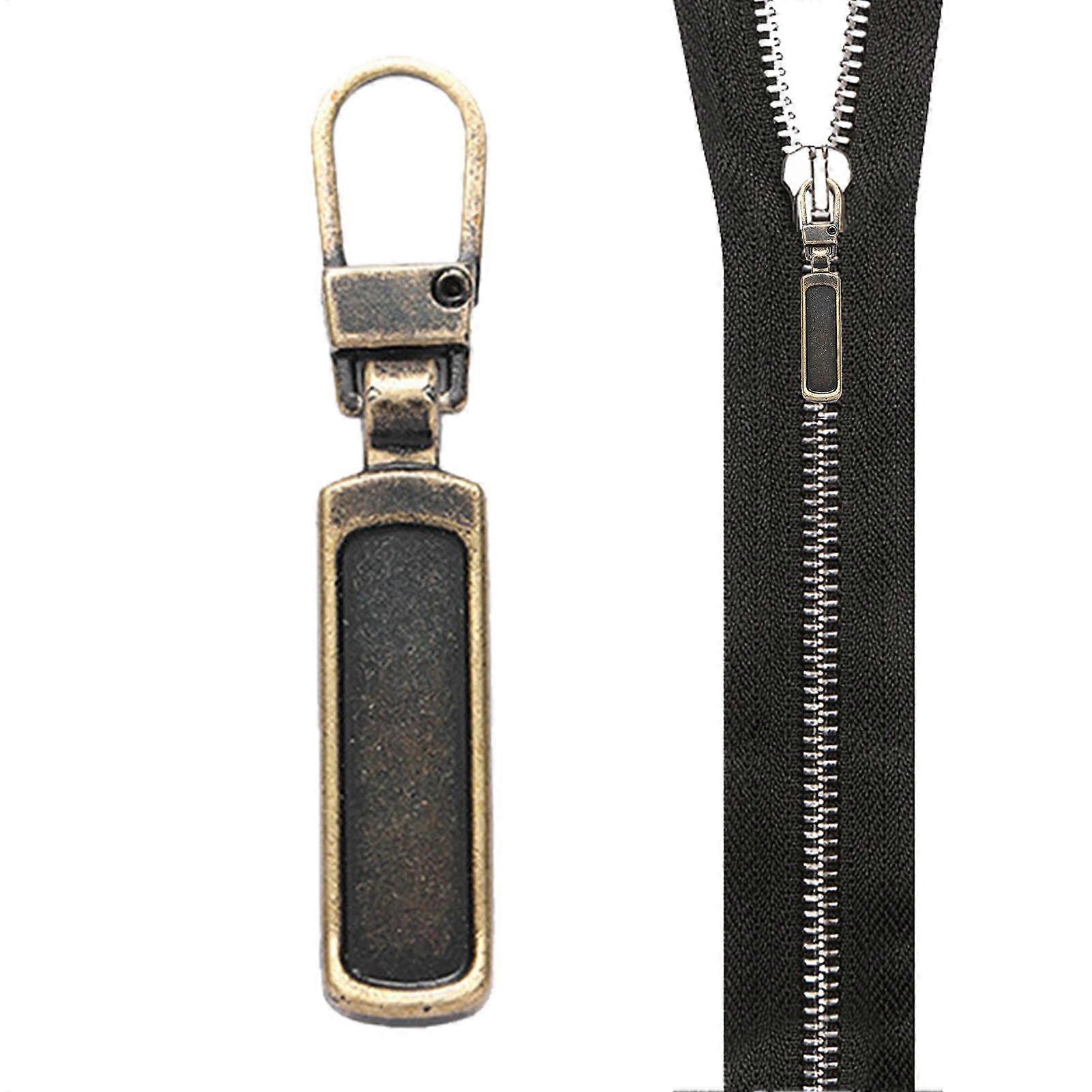 Zipper Pull Replacement – Metal Zipper Pull Replacement Removable Metal Zipper Tool Detachable Metal Zipper Pull Tab for Backpack, Boots