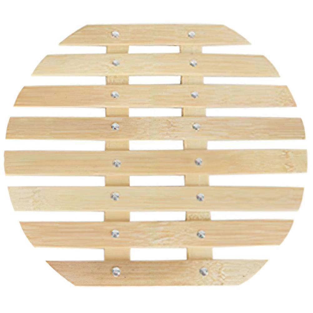 Kitchen Bamboo Steamer Multi-purpose Professional Chefs Rivet Material Round Shape 1Pack