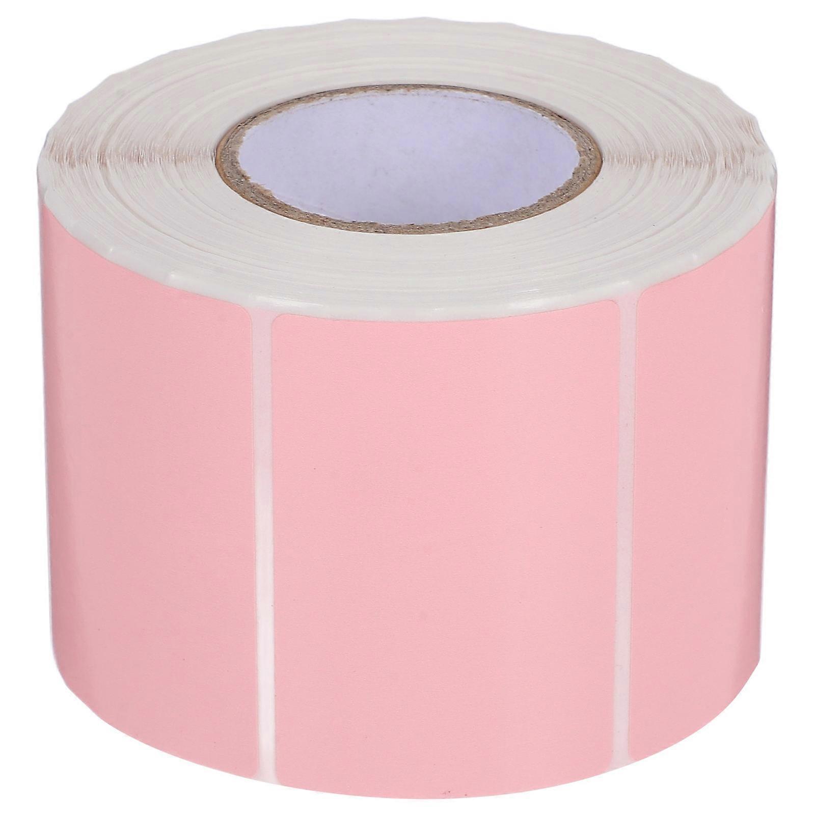 Printing Labels for Printer Pink Waterproof No Excessive Glue for General Users 800 Labels per Roll