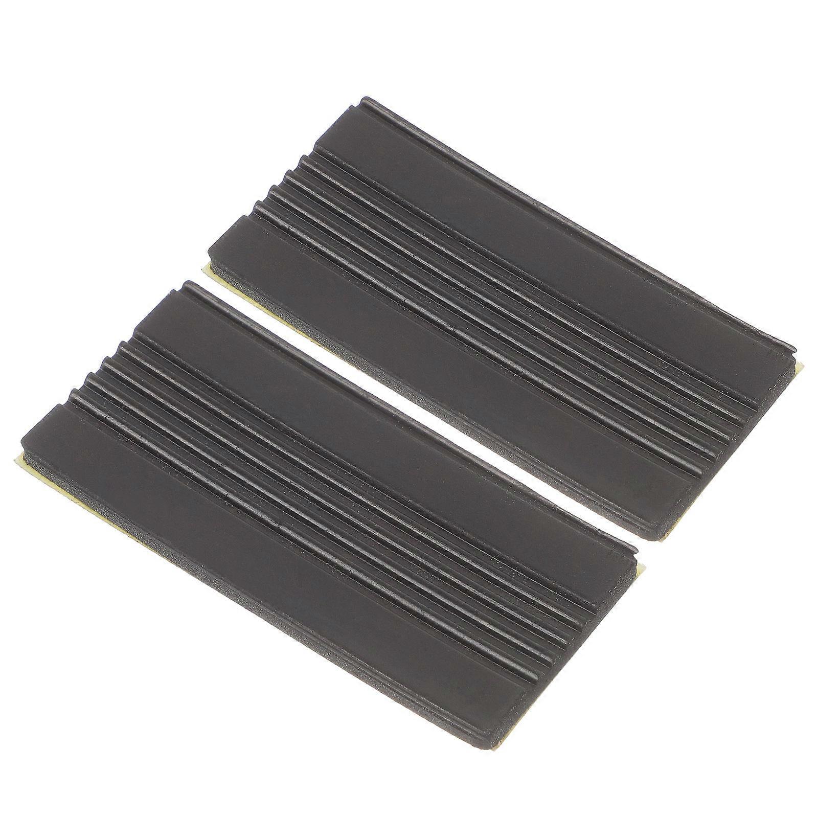 Skid Drum Pedal Guard Pads Durable Rubber Protection for All Hoop Thicknesses, Easy Installation for Enhanced Stability and Safety