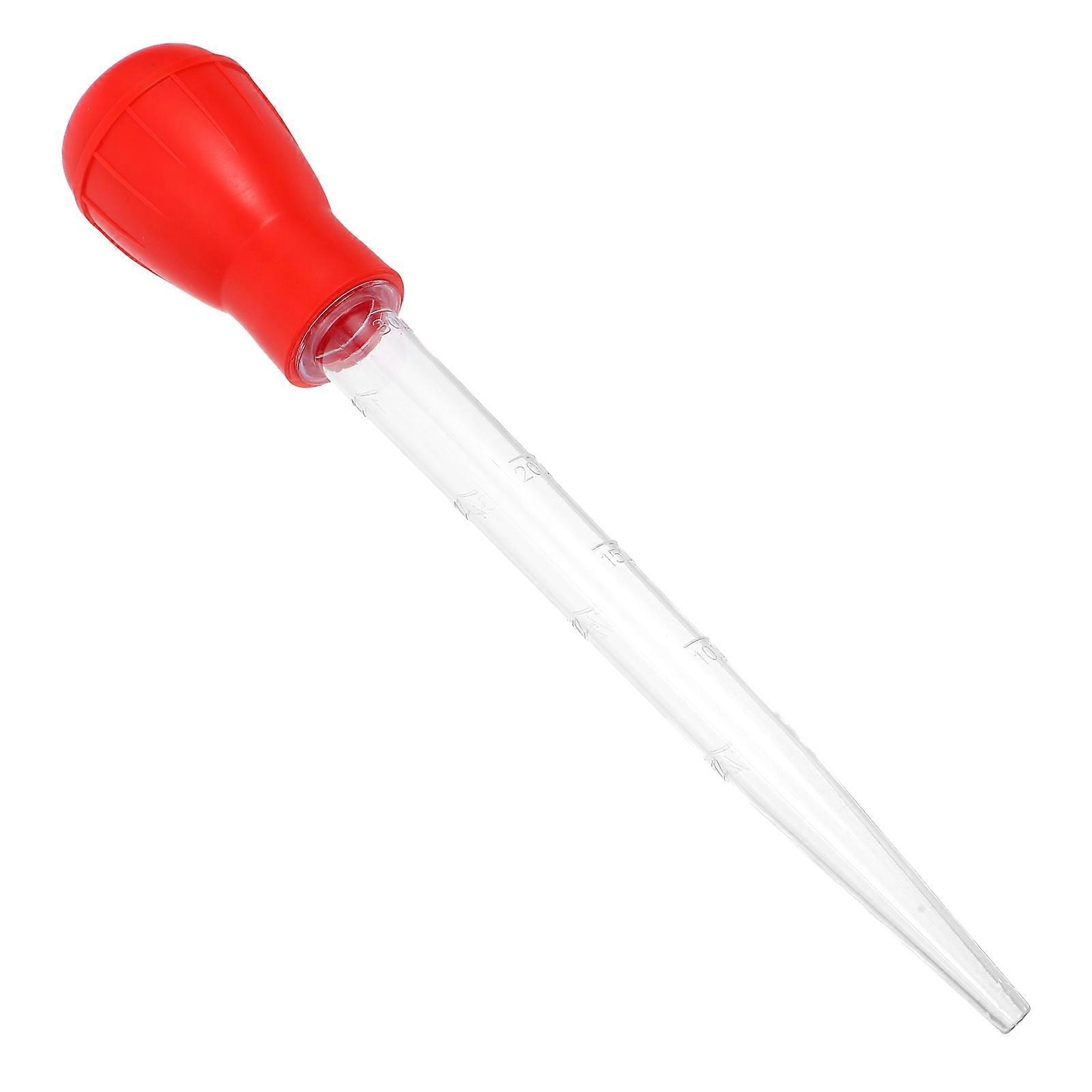 Betta Tank Accessories Dropper 30ml For Fish Tank Cleaning Tools Waste Remover Red 1Pack