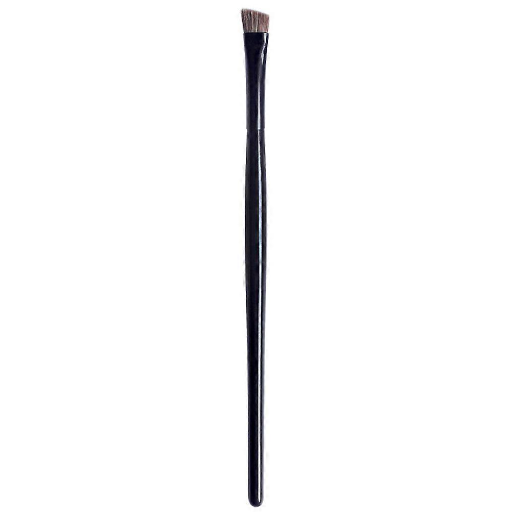 Makeup Application Eye Brush Set Daily Use Black 18.2*0.15cm Angled Eyebrow Brushes 2Pcs