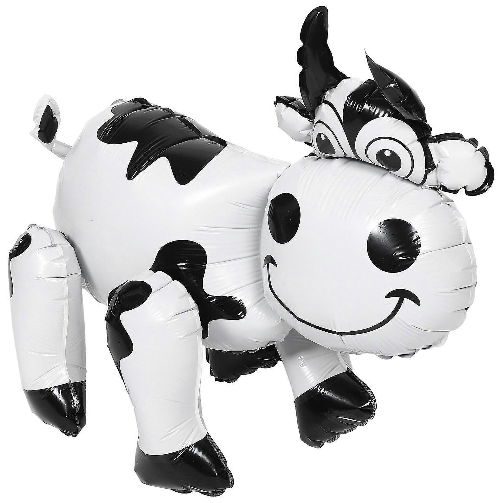 Inflatable Cow Balloon with Effect for Farm Party Decorations Versatile Birthday, Wedding, and Event Supplies for Photos and Displays