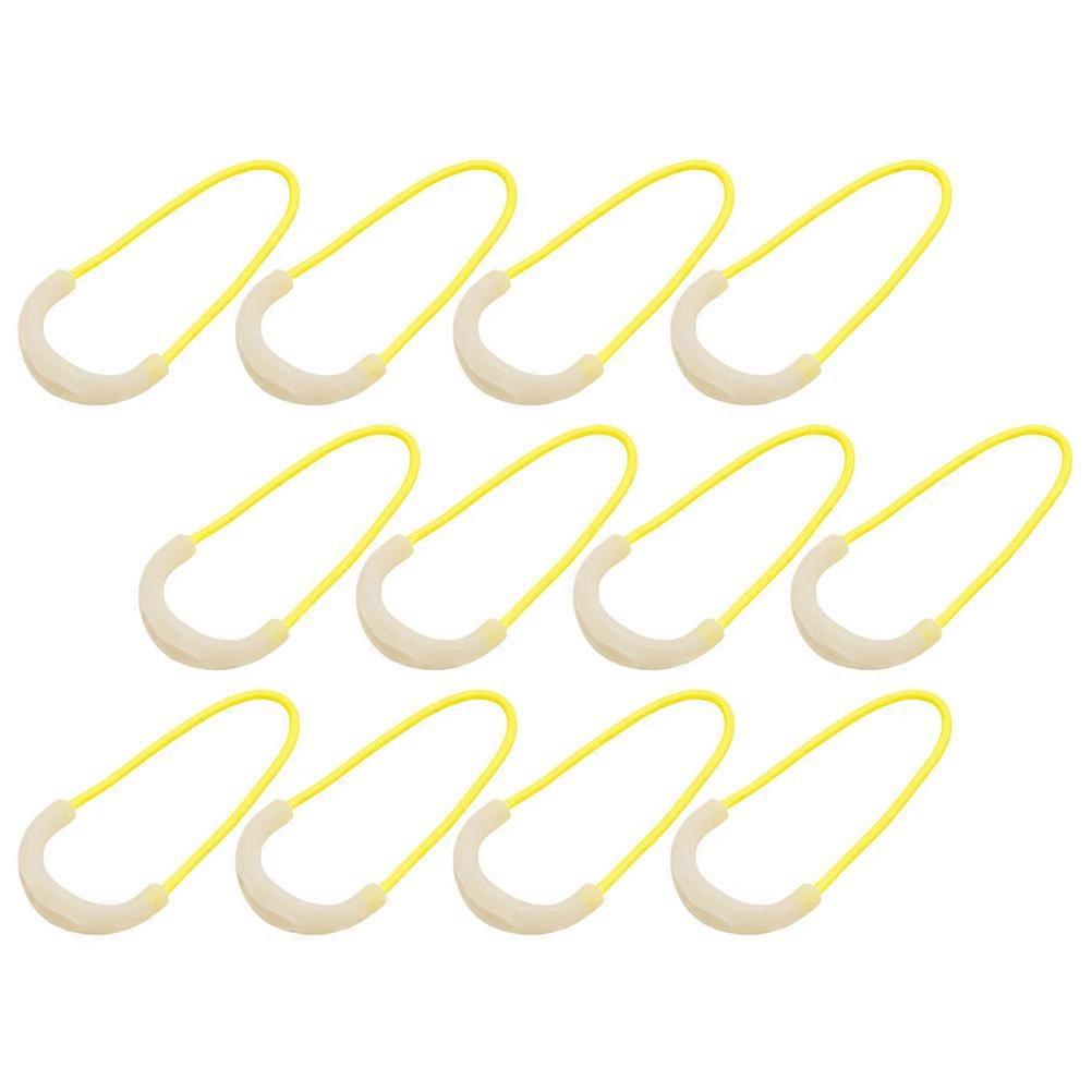 Tent Stake Ropes Zipper Pulls Replace Damaged Zippers Design TPU 12Pcs