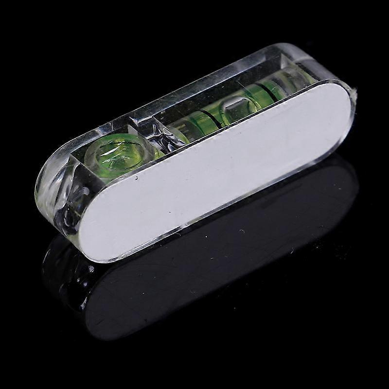2Pcs Mini T-Type Bubble Spirit Level Acrylic Measuring Level Adjustment