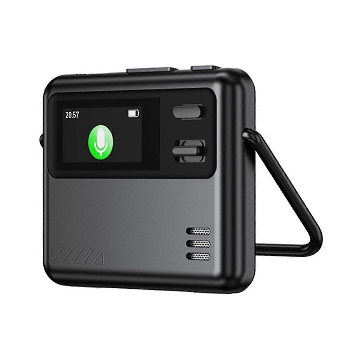 AI Intelligent Voice Recorder Sound Controlled Language Translator Protable Bluetooth Meeting Recording with 32G Card