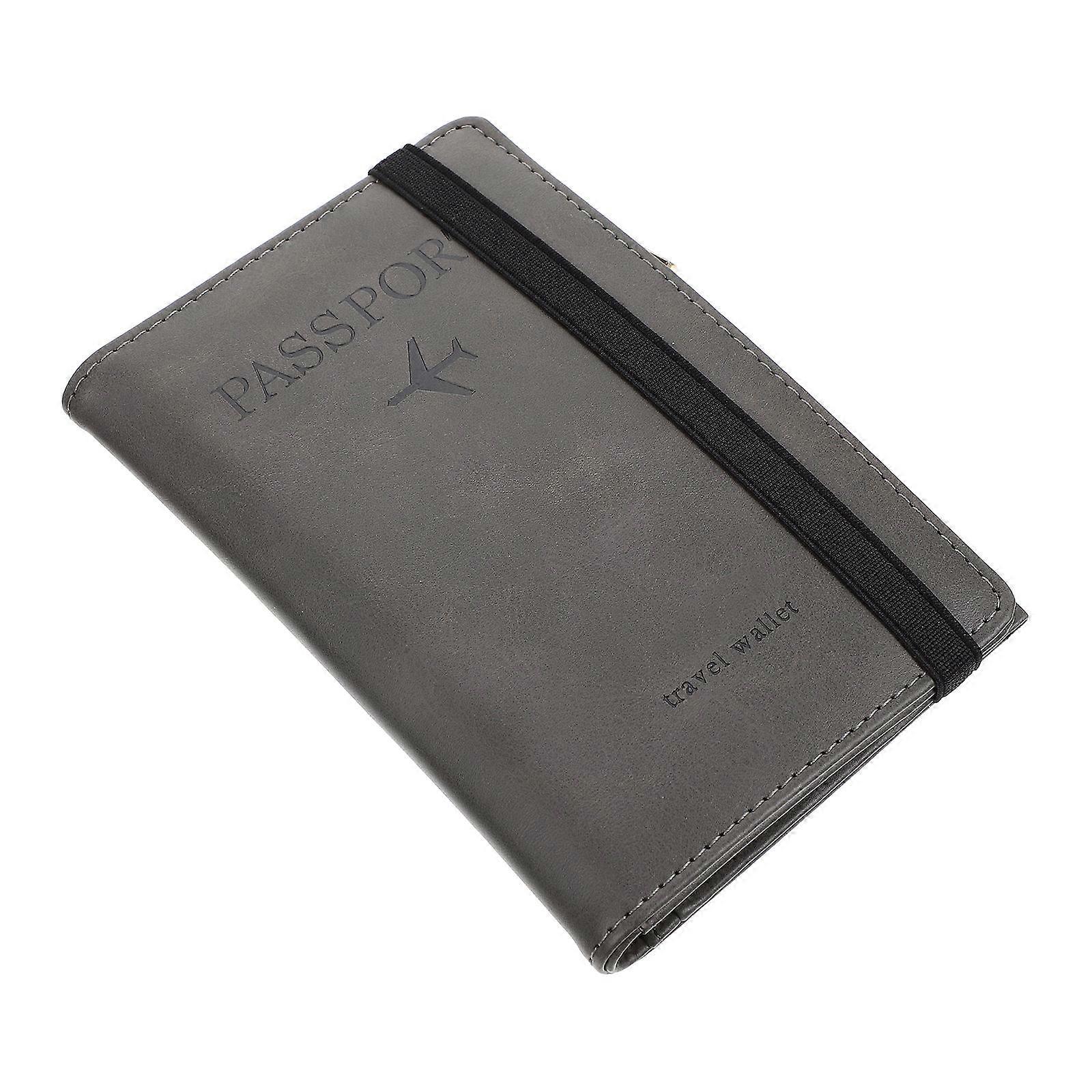 Durable PU Passport Cover with Card Organizer – Lightweight Travel Accessory for Documents and Certificates
