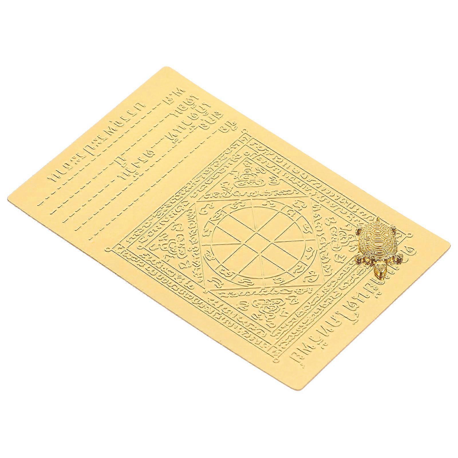 Religious Prayer Card Ideal For Men Women Believers With Golden Design Perfect For Worship Places Measuring 8X5.5X0.1Cm In 1Set