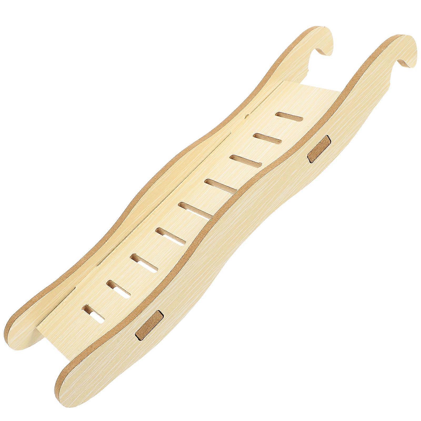 Durable Wooden Hamster Ladder for Pet Cages – Large, Wear Resistant Multi Function Climbing Platform for Exercise and Cage Landscaping