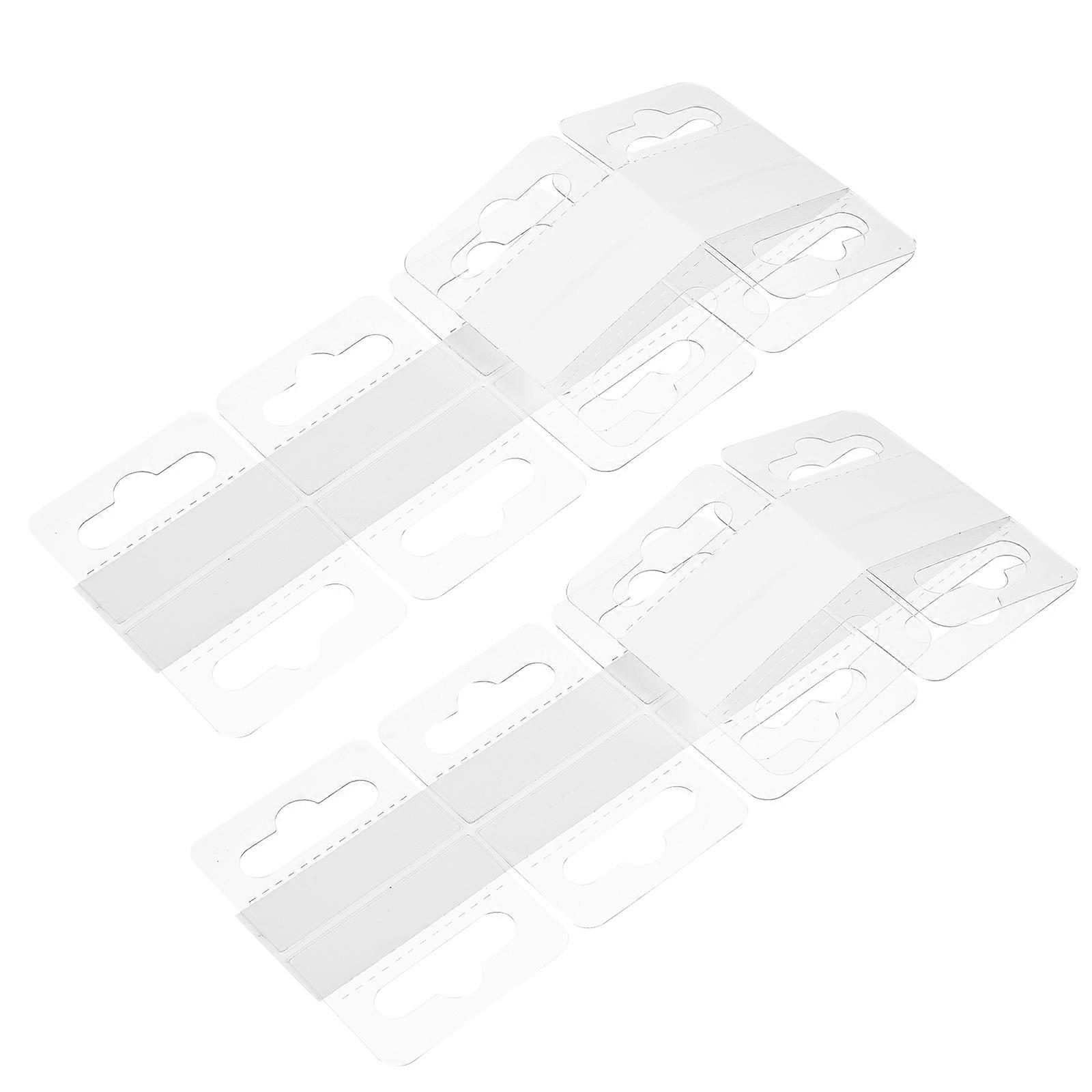 Self-Adhesive Price Sign Hook Label Stand For Supermarket Label Display 4.8X3.7X0.1CM Simple Design Storage 100Pcs