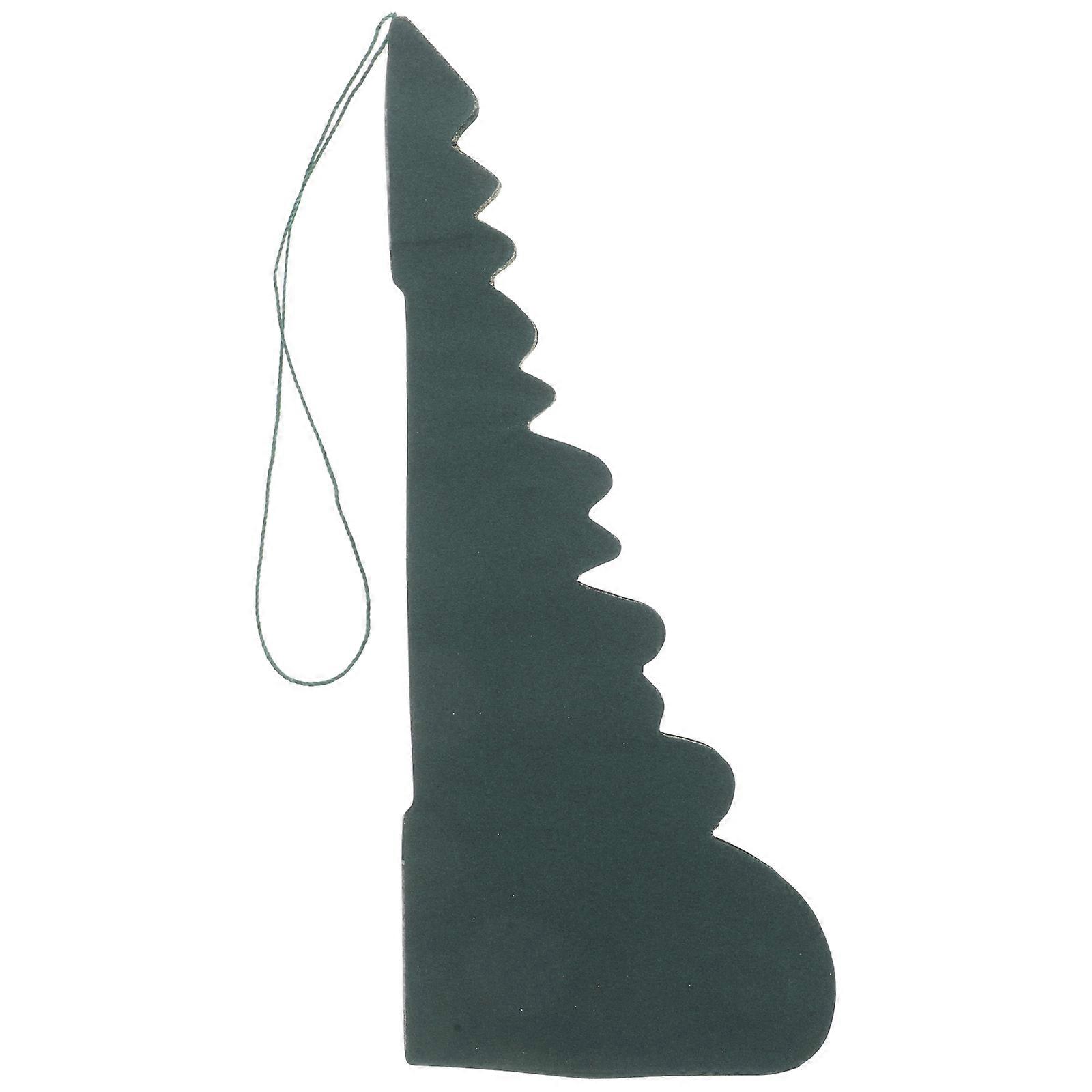 Festive Style Paper Christmas Tree Model Ideal For Christmas Celebration Home Users Dark Green Decorative 1Pcs