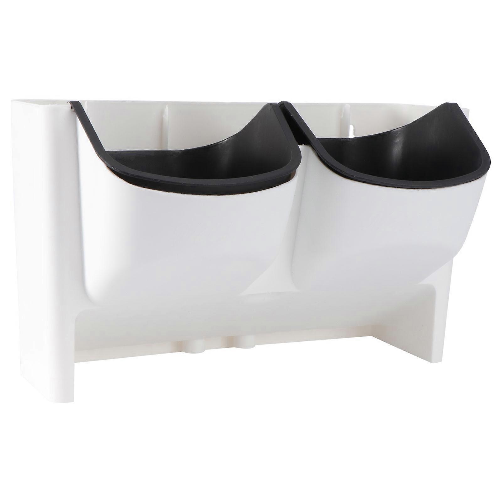 Hanging Flowerpot For Use Vertical Greening 1Pc White Resin