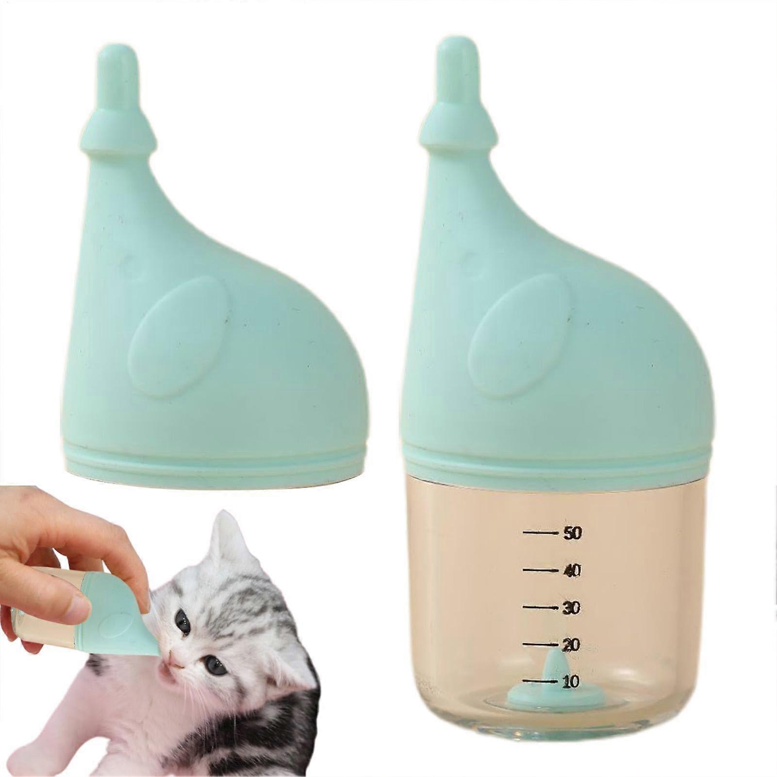 Kitten Bottle Elephant Bottle for Nurses  Comfortable Feeding Care and Watering, Nipple for Pet Food, Content: 50 ml reference to description
