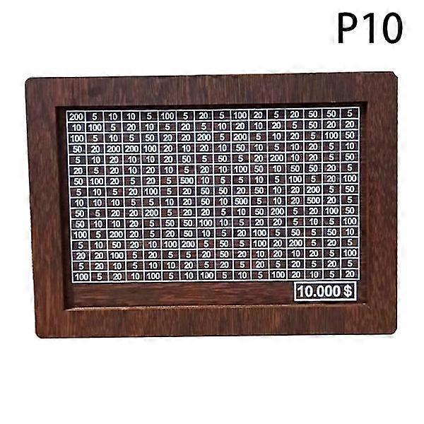 Χειροποίητος κουμπαράς από φυσικό ξύλο save money box με χρήματα γκολ έναντι κουμπαρά για παιδιά ενήλικες 10