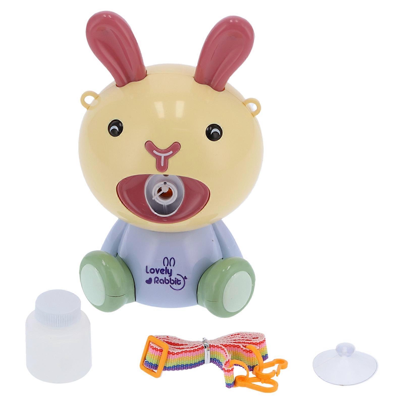 Children Cartoon Bubble Machine with Bubble Solution Automatic Bubble Blower Outdoor Toy
