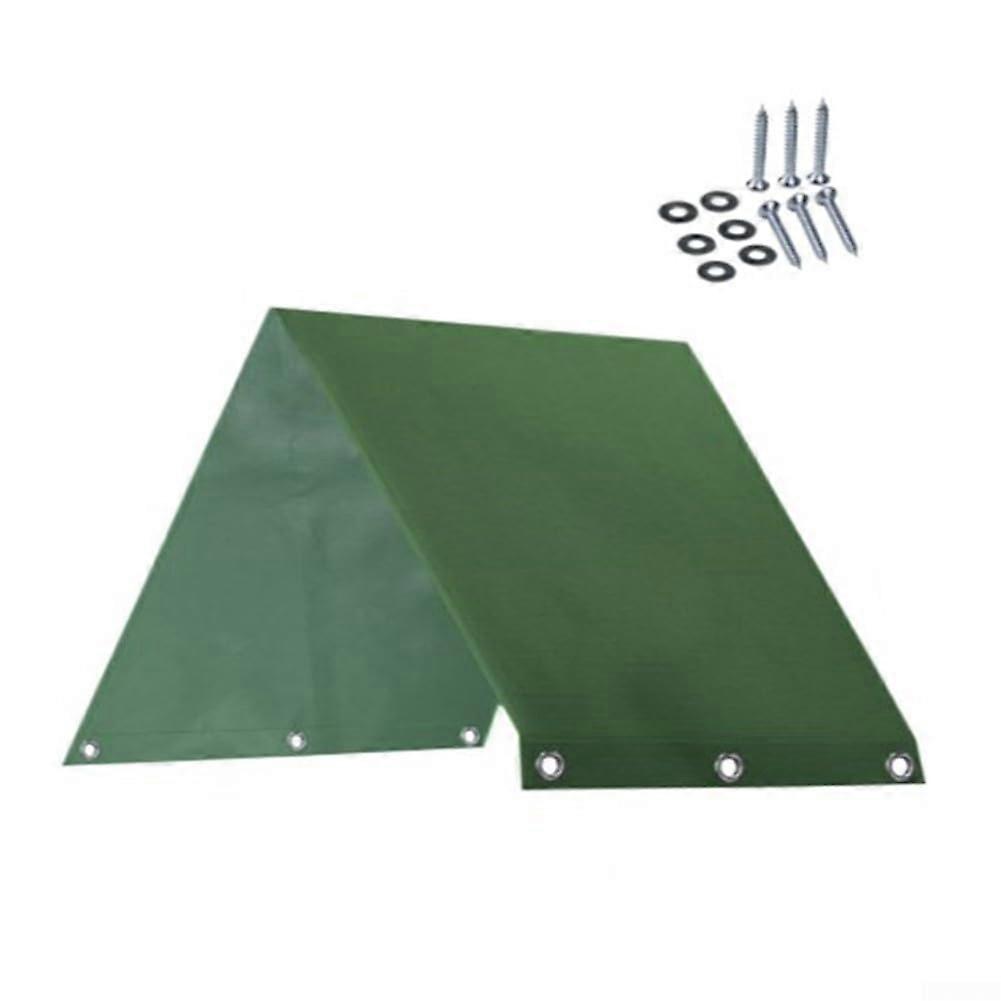 Waterproof canopy cover for swing sets, easy installation and maintenance.