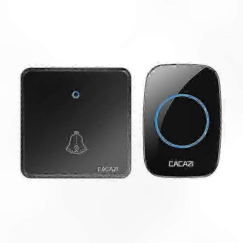 Wireless Doorbell Kit with Smart Switch, Long-Range Battery-Free Receiver Button for Home Use