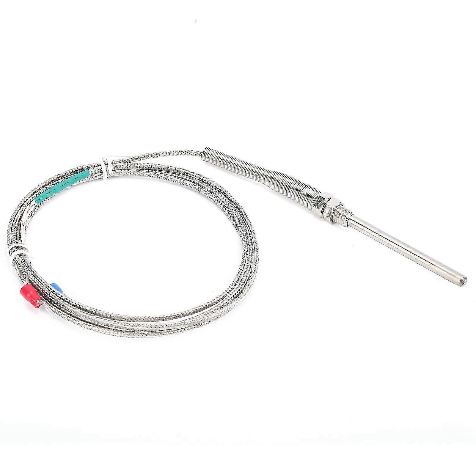 K-Type Thermocouple Temperature Sensor Stainless Steel Probe 5x70mm with M8 Thread