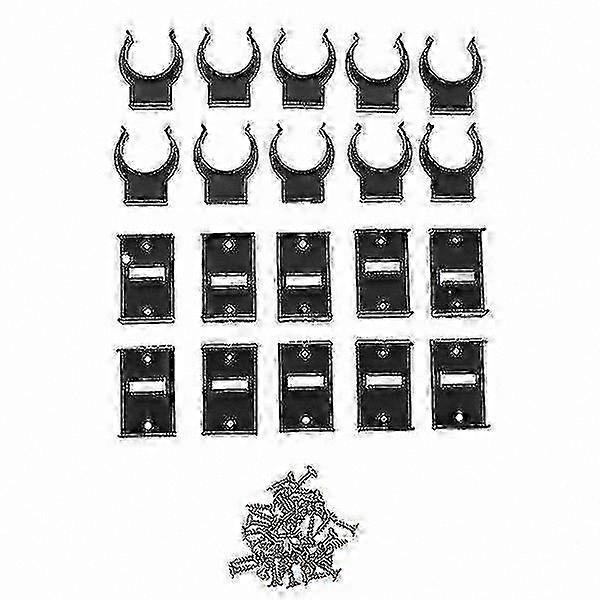 10 Sets Cabinet Kick Board Clips with Screws for Kitchen Plinth Installation