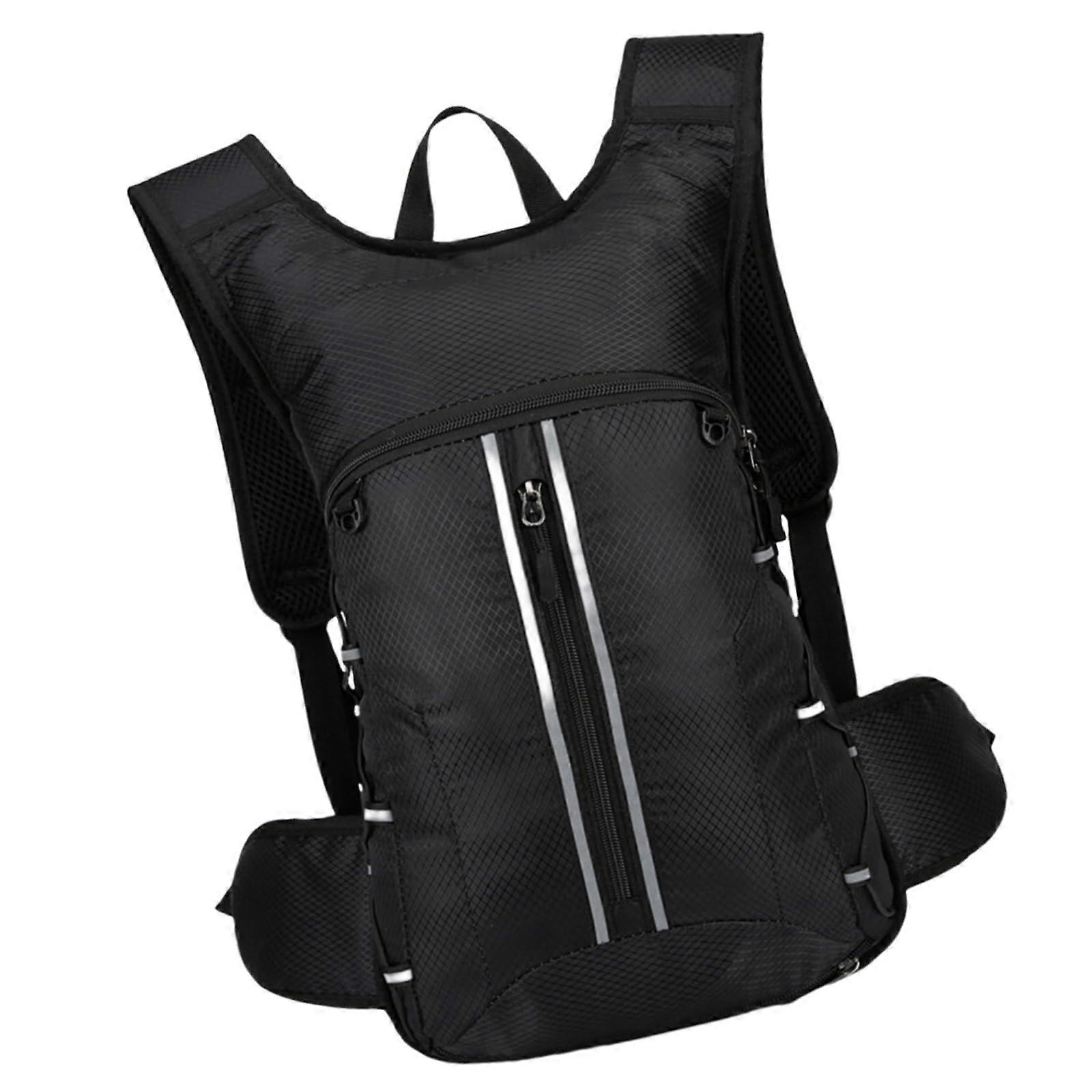 Hydration backpack, cycling, water carrier bag, waterproof, running backpack, hydration bladder, daypack for climbing, cycling, sports black