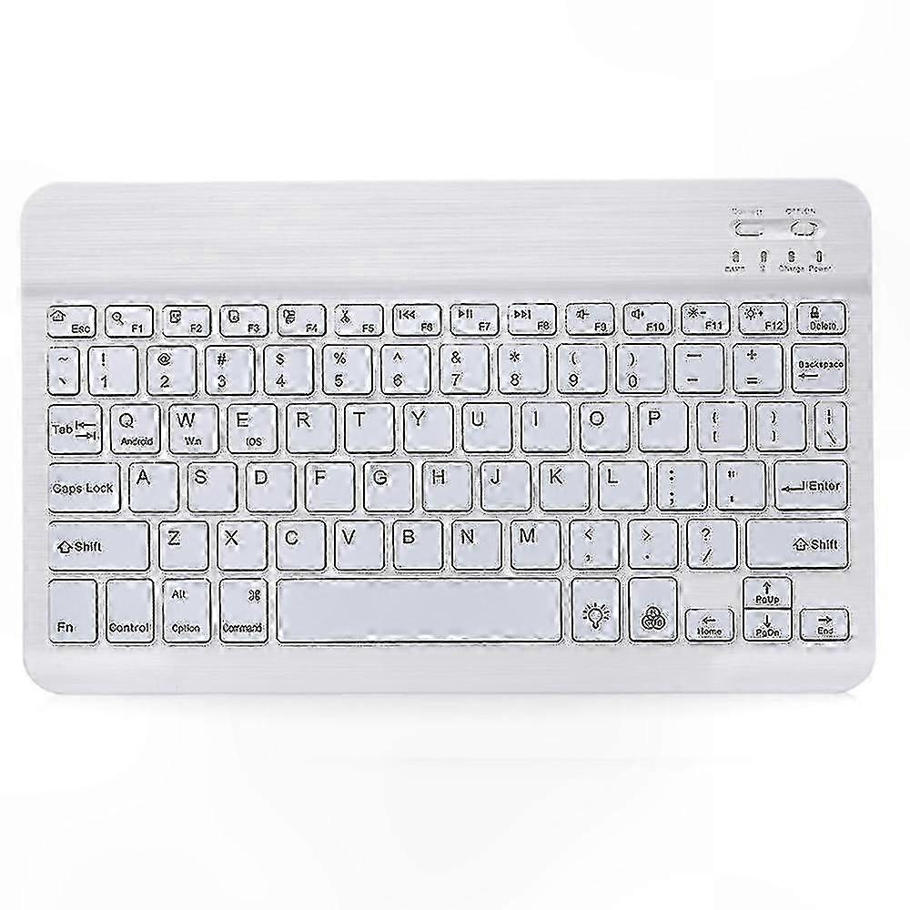 Compact Wireless Keyboard with RGB Backlight and Bluetooth Connectivity