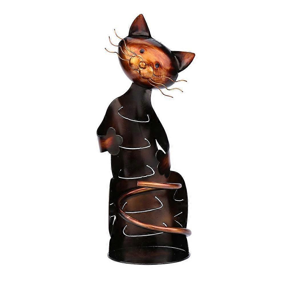Funny Cat-Shaped Wine Holder Design Ideal For Kitchen Indoor Use 1Set