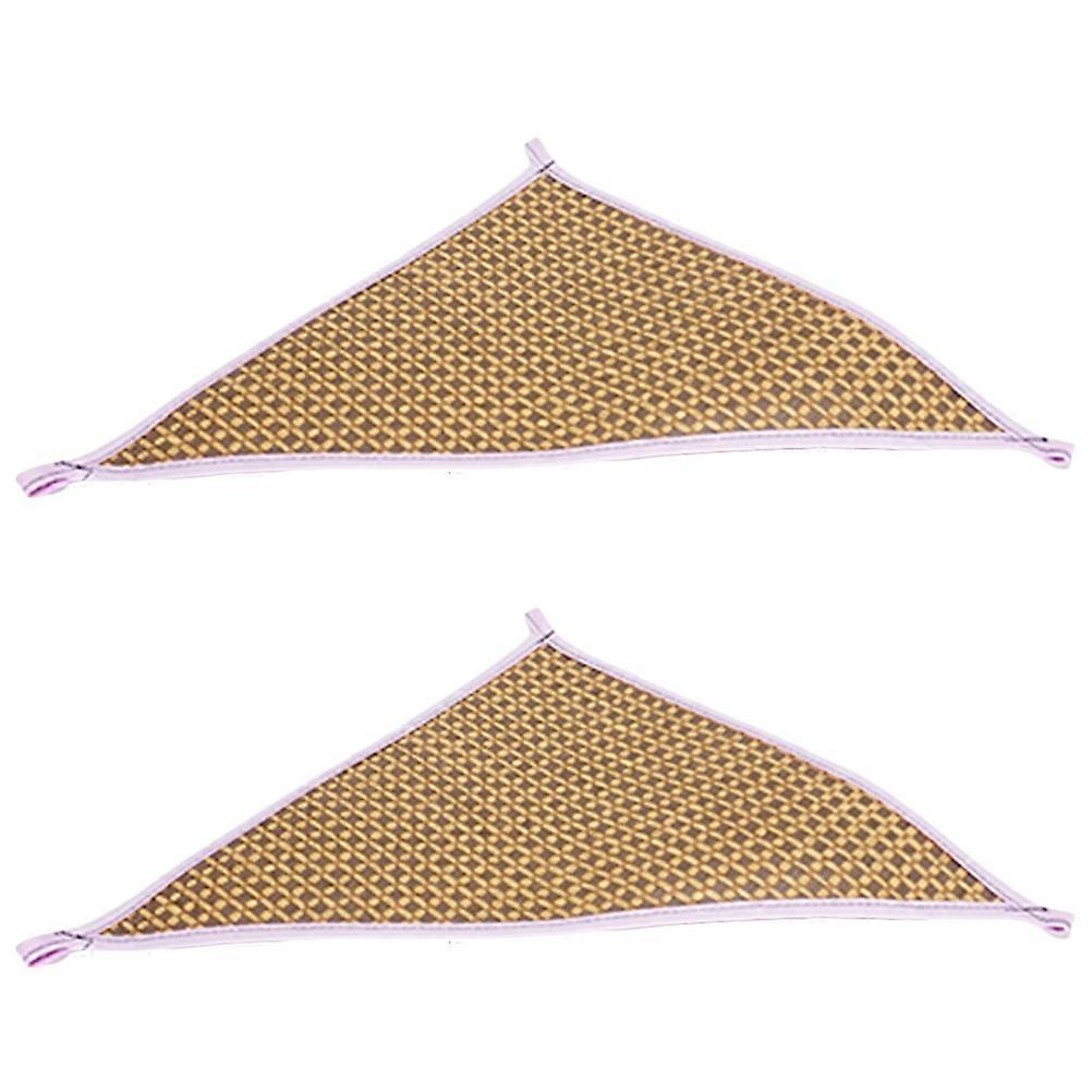 Lizard Lounger Hammock Triangle Summer Hanging Bed For Reptile Owners 28x28cm Breathable 2Set