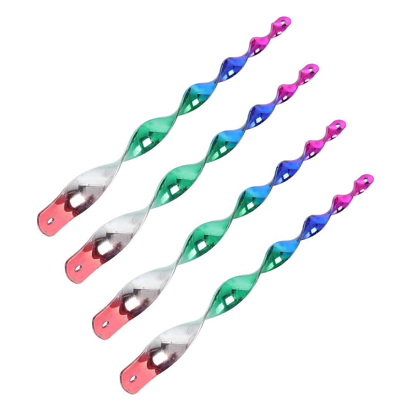 Bird Prevention Rods For Outdoor Areas, Assorted Color, 30x2cm, Rotation Feature, 4Pcs