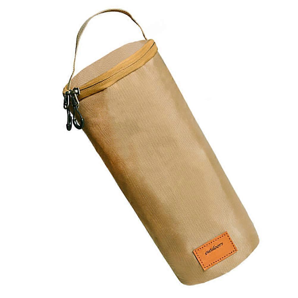 Outdoor Gas Tank Storage Bag For Adults Traveling Simple And Practical 1Pcs Khaki Oxford Cloth