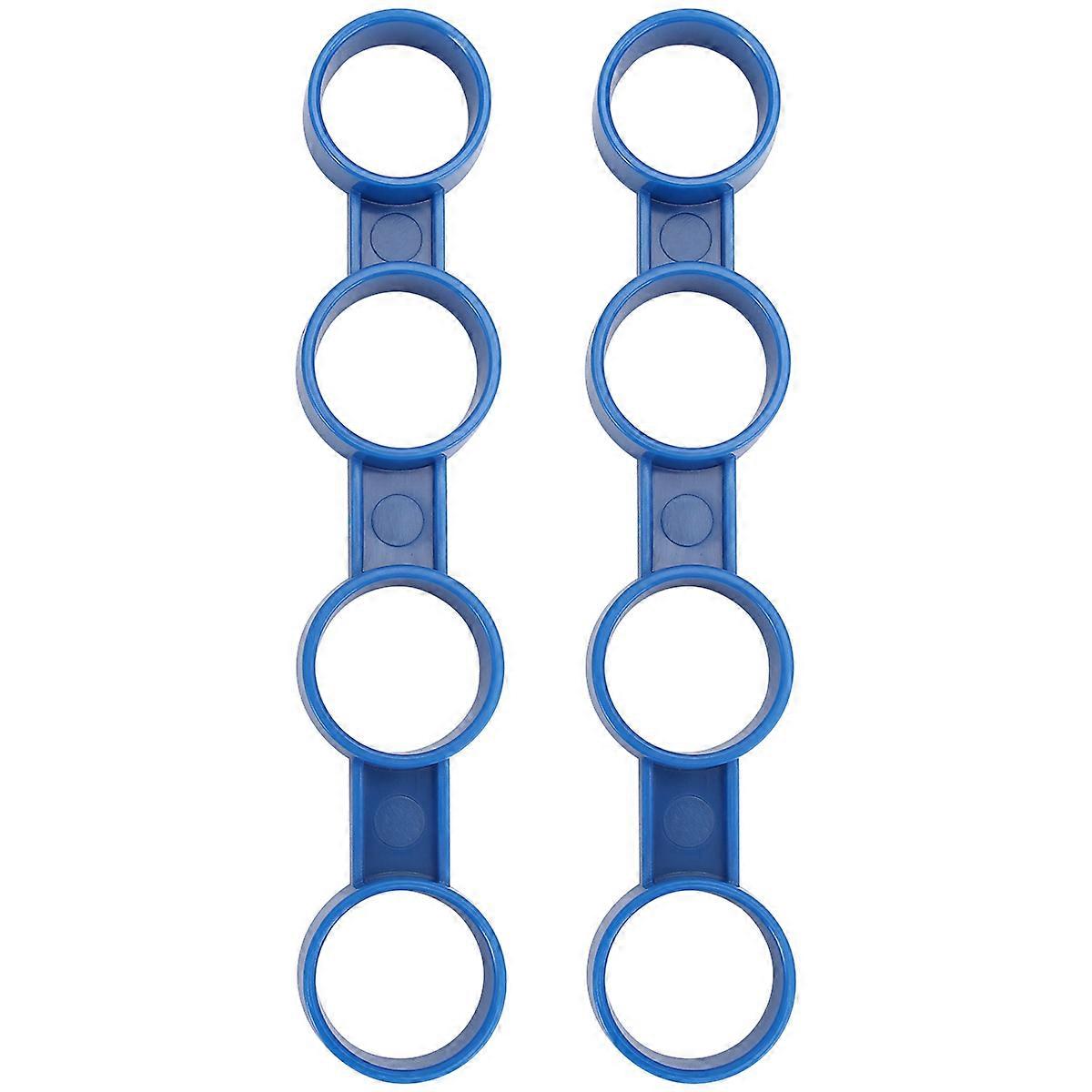 Finger Expansion Sleeves 2Pcs Medium Size Blue Designed For Ukulele Practice Tool For Pianists And Musicians Anytime