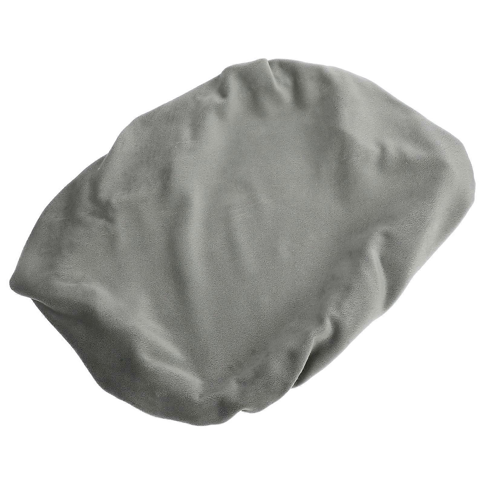 Grey Rectangular Stool Covers for Chair 4Pcs Washable Elastic Seat Slipcovers