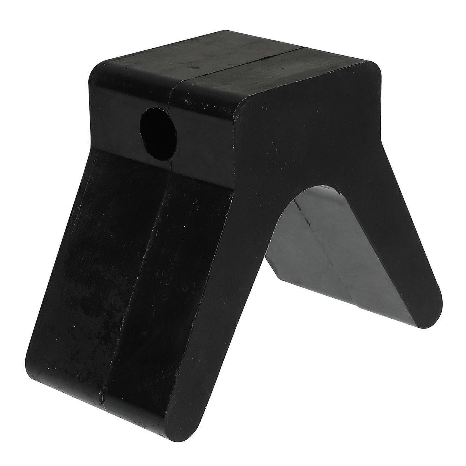 Durable V Shaped Rubber Boat Trailer Bow Stop Block for Fishing Boats, Sailboats, and Yachts – Easy Installation, Enhanced Stability and Secure
