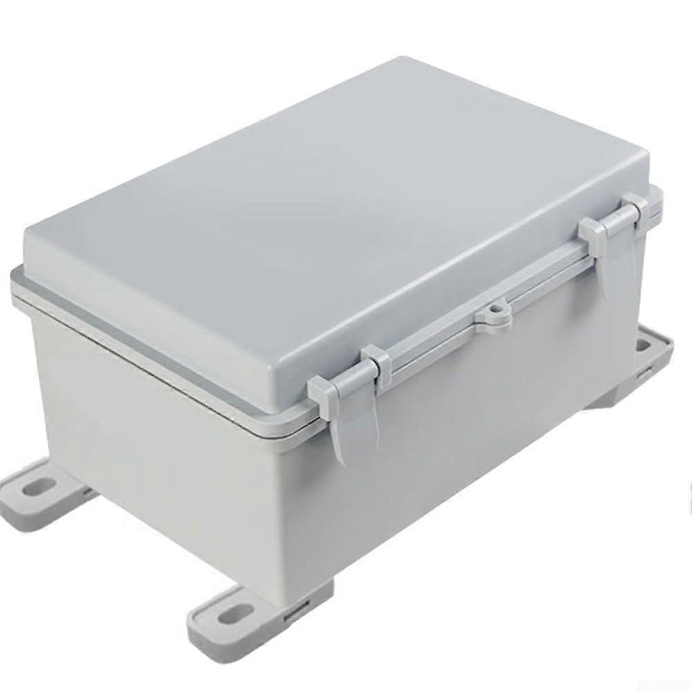 Outdoor Electrical Box ABS Plastic Waterproof Box Protective Socket Weatherproof Project Box Cable Connector Enclosure 29x19x14cm