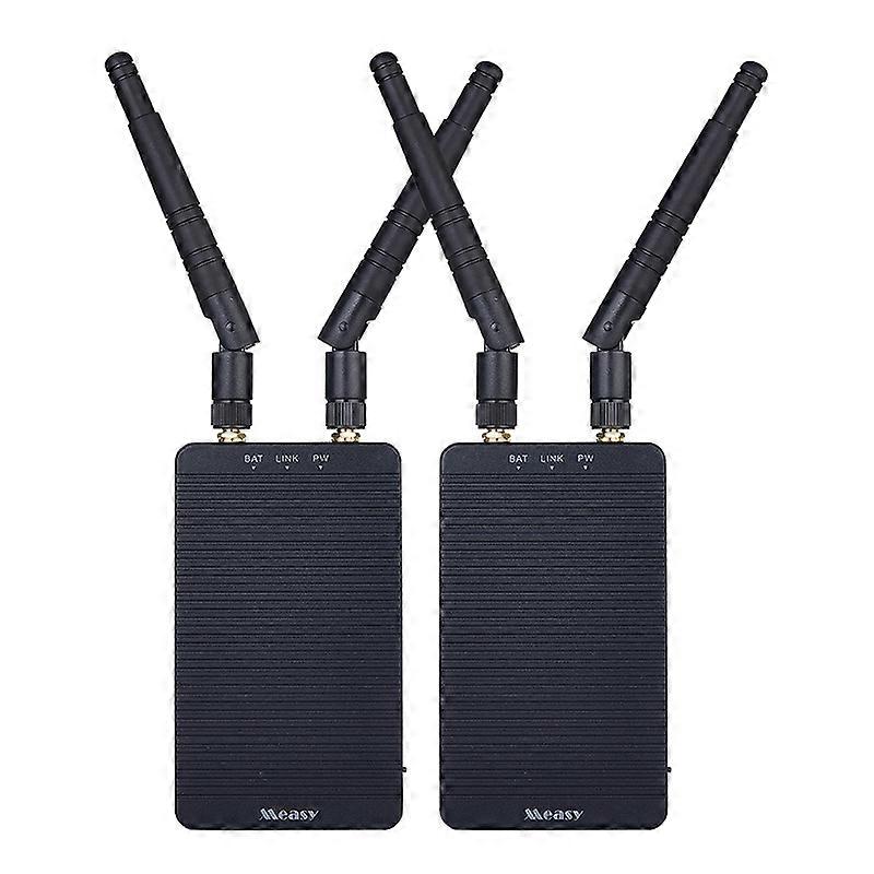 【New】 Measy T1 4K HDMI 2.0 Wireless Audio Video Transmitter Receiver Extender Transmission System, Transmission Distance: 200m, AU Plug(Black)
